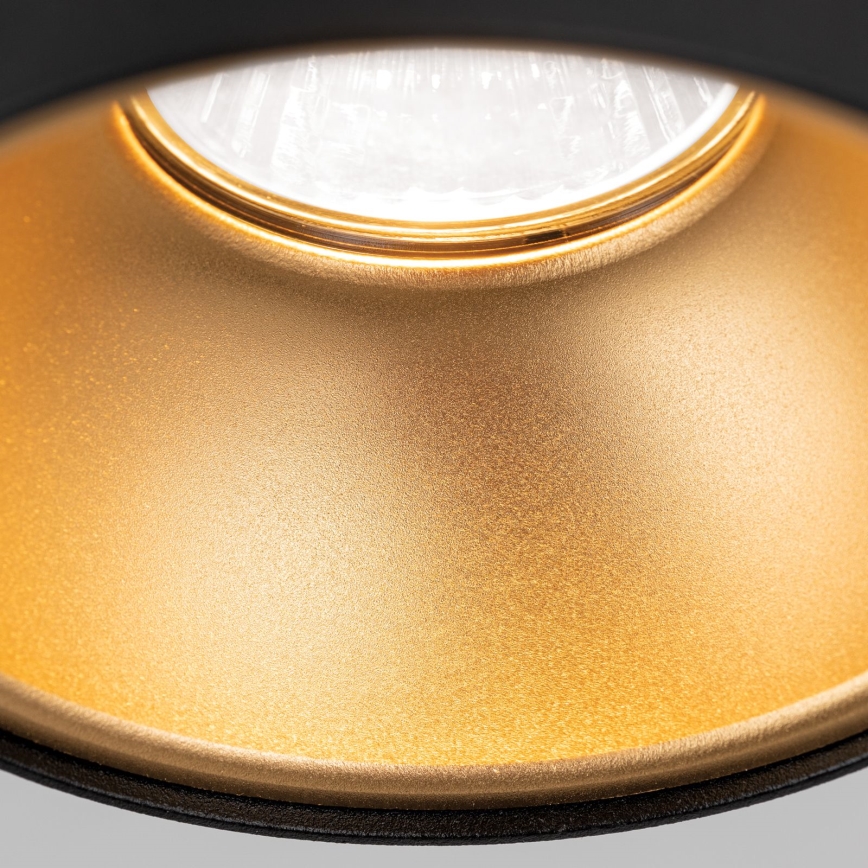 Σποτ φωτιστικό STARLIGHT 1xGU10/50W/230V μαύρο/χρυσό