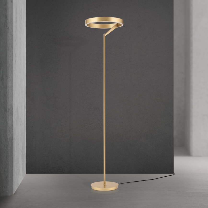 LED Ρυθμιζόμενο επιδαπέδιο φωτιστικό KOLK LED/40W/230V 2700/4000K χρυσό