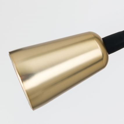 Ρυθμιζόμενη εύκαμπτη επιτοίχια απλίκα DOTTY 1xGU10/10W/230V σε μαύρο/ορείχαλκο