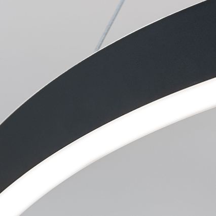 LED ρυθμιζόμενο κρεμαστό φωτιστικό με καλώδιο KOLK LED/60W/230V 2700/3000/4000K Ø 60 cm μαύρο