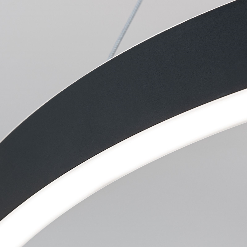 LED ρυθμιζόμενο κρεμαστό φωτιστικό με καλώδιο KOLK LED/60W/230V 2700/3000/4000K Ø 60 cm μαύρο