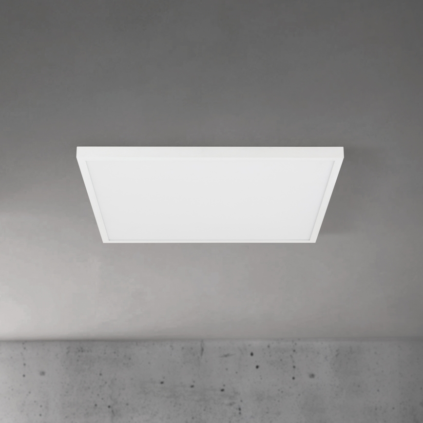 Ρυθμιζόμενο LED φωτιστικό οροφής DISC LED/46W/230V 2700/3000/4000K 59x59 cm λευκό