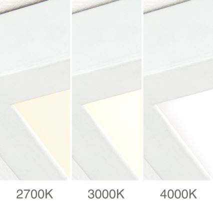 Ρυθμιζόμενο LED φωτιστικό οροφής DISC LED/46W/230V 2700/3000/4000K 59x59 cm λευκό