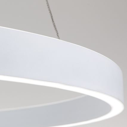 LED ρυθμιζόμενο κρεμαστό φωτιστικό σε καλώδιο KOLK LED/80W/230V 2700/3000/4000K pr. 80 cm λευκό