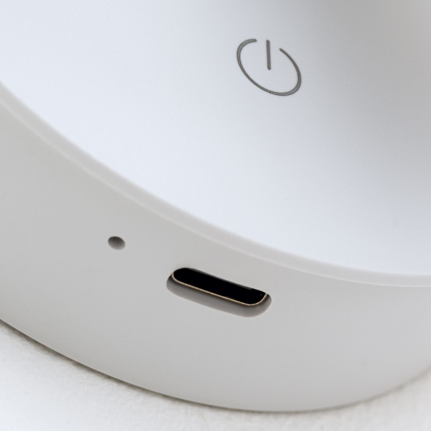 LED Ρυθμιζόμενο επαναφορτιζόμενο με έλεγχο αφής επιτοίχιο σποτ φωτιστικό LUXY LED/1W/5V 2200 mAh 2700/3000/4000K λευκό