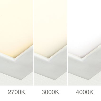 LED ρυθμιζόμενο επιφανειακό πάνελ DISC LED/40W/230V 2700/3000/4000K 115x30 cm λευκό