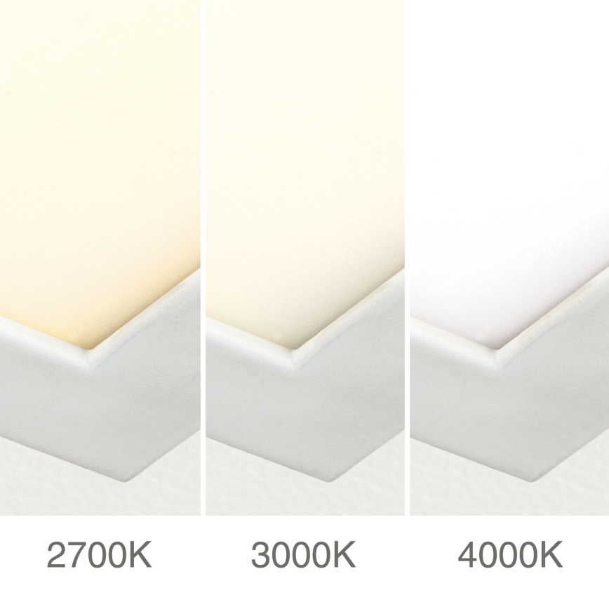 LED ρυθμιζόμενο επιφανειακό πάνελ DISC LED/40W/230V 2700/3000/4000K 115x30 cm λευκό