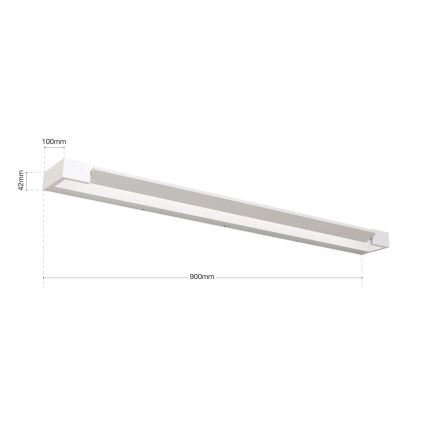 Φωτισμός καθρέφτη μπάνιου LED MARILYN LED/24W/230V 90 cm IP44 λευκό