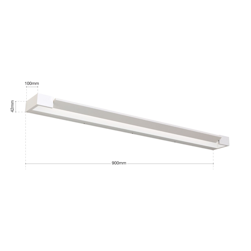 Φωτισμός καθρέφτη μπάνιου LED MARILYN LED/24W/230V 90 cm IP44 λευκό