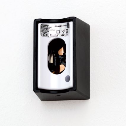 Φωτιστικό τοίχου LED VISAGIST 1xS14d/8W/230V μαύρο