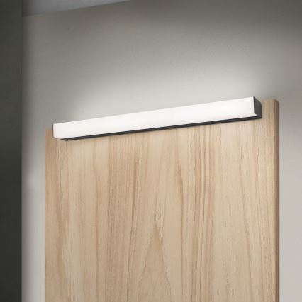 Φωτισμός καθρέφτη μπάνιου LED HORIZON LED/12W/230V 3000/4000K 60 cm IP44 μαύρο