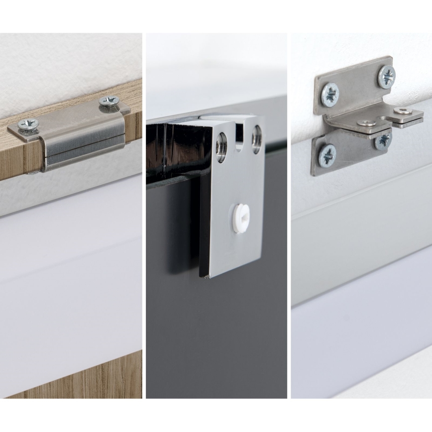 Φωτισμός καθρέφτη μπάνιου LED HORIZON LED/18W/230V 3000/4000K 90 cm IP44 ασημί