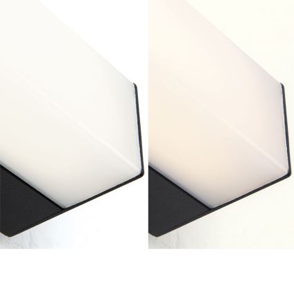 Φωτισμός καθρέφτη μπάνιου LED HORIZON LED/18W/230V 3000/4000K 90 cm IP44 μαύρο