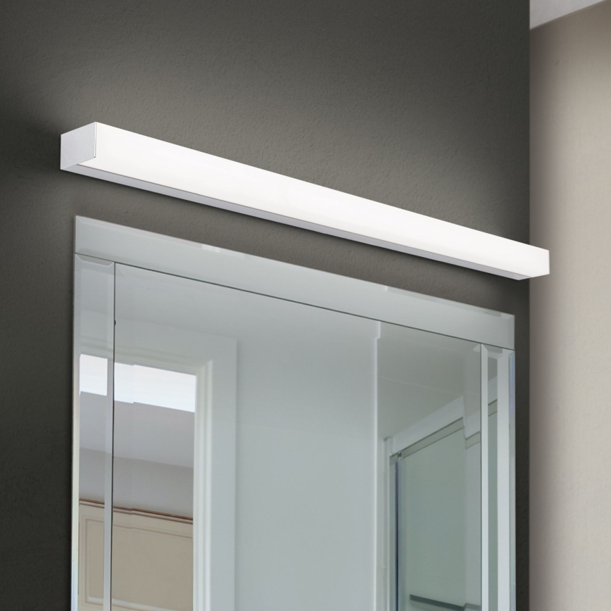 Φωτισμός καθρέφτη μπάνιου LED HORIZON LED/18W/230V 3000/4000K 90 cm IP44 ασημί