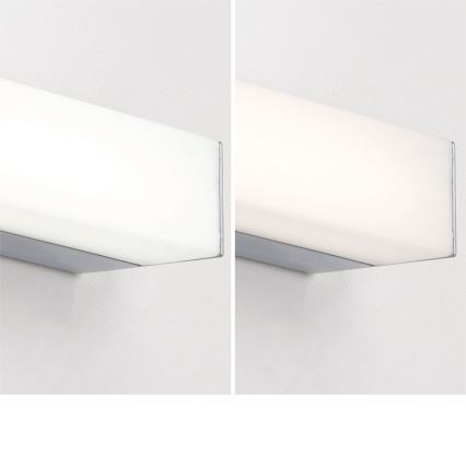Φωτισμός καθρέφτη μπάνιου LED HORIZON LED/18W/230V 3000/4000K 90 cm IP44 ασημί