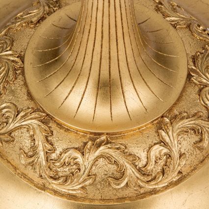 Επιδαπέδια λάμπα FONSA 1xE27/60W/230V λευκό/χρυσό