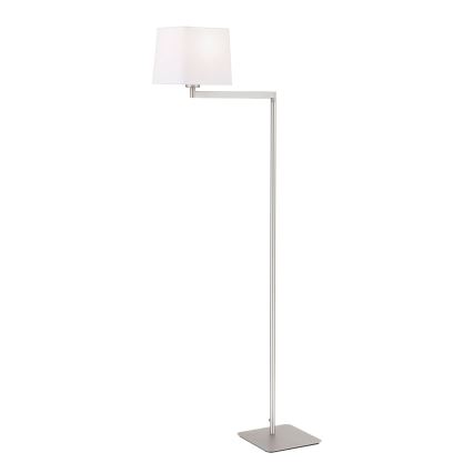 Επιδαπέδια λάμπα CARLTON 1xE27/40W/230V λευκό/ματ χρώμιο