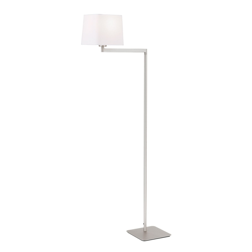 Επιδαπέδια λάμπα CARLTON 1xE27/40W/230V λευκό/ματ χρώμιο