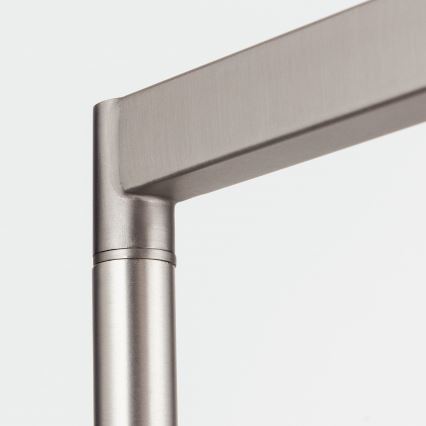 Επιδαπέδια λάμπα CARLTON 1xE27/40W/230V λευκό/ματ χρώμιο