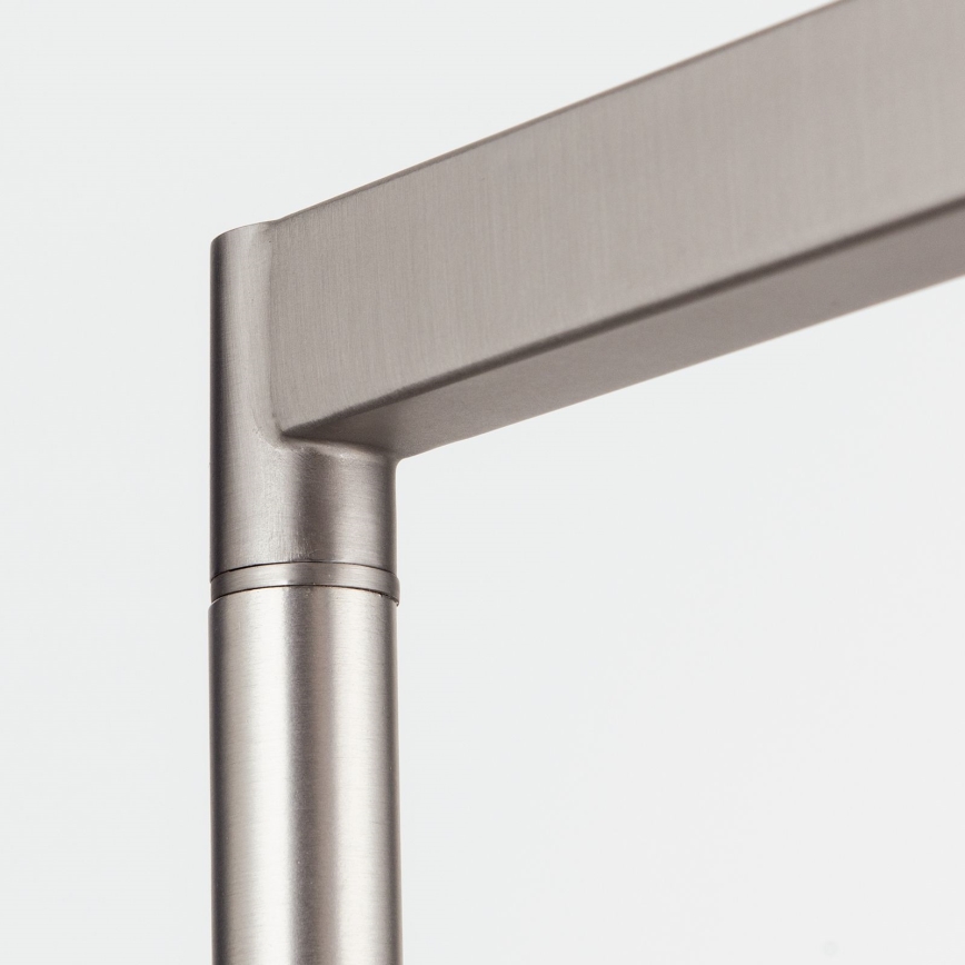 Επιδαπέδια λάμπα CARLTON 1xE27/40W/230V λευκό/ματ χρώμιο