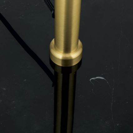 Επιδαπέδια λάμπα SPARTA 1xE27/40W/230V χρυσό/μαύρο