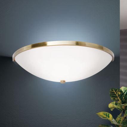Φωτιστικό τοίχου AIDA 1xE14/40W/230V μπρονζέ/πατίνα