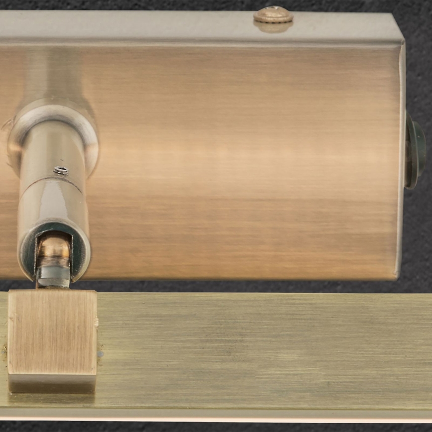 Φωτιστικό πίνακα LED PUBLIO LED/10W/230V 50 cm χρυσό/πατίνα