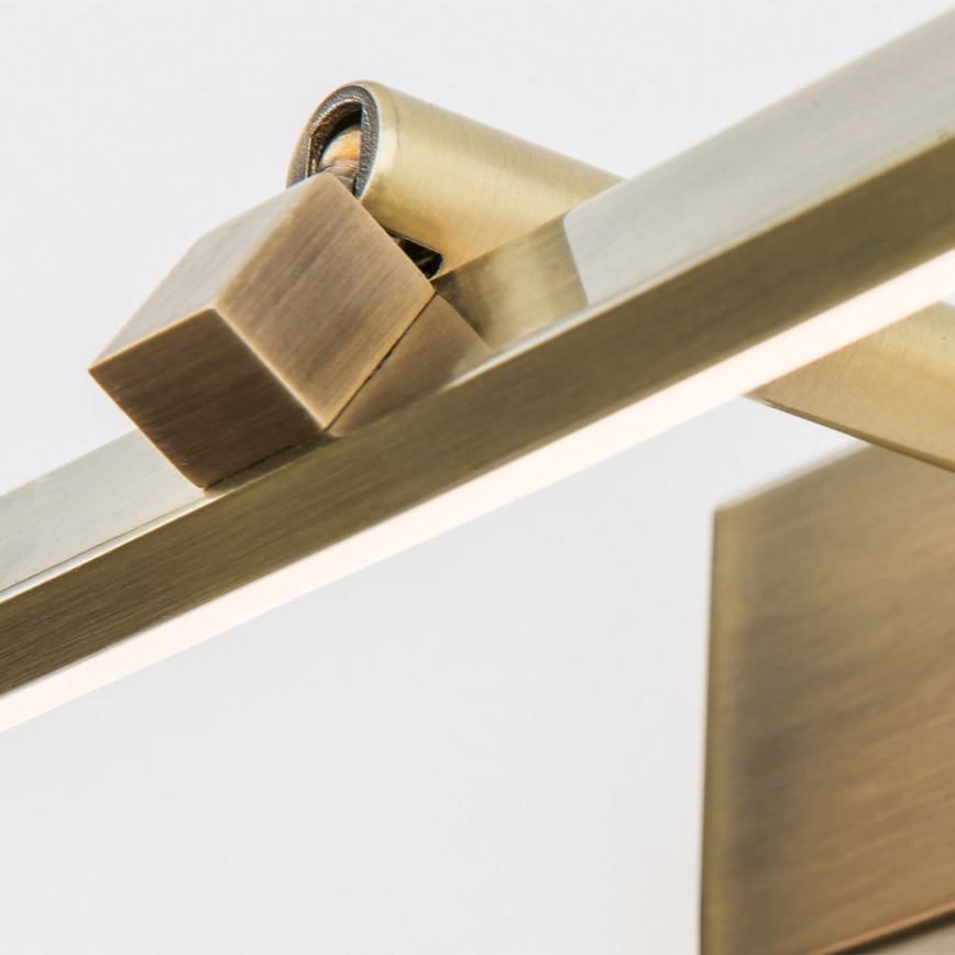 Φωτιστικό πίνακα LED PUBLIO LED/10W/230V 50 cm χρυσό/πατίνα