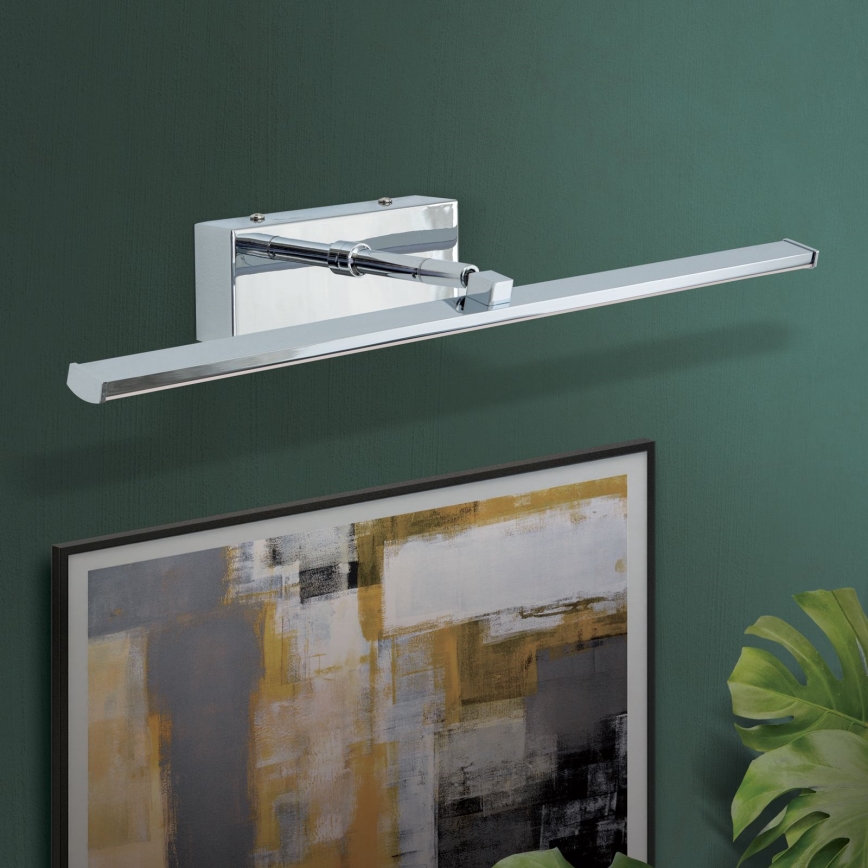 Φωτιστικό πίνακα LED PUBLIO LED/10W/230V 50 cm γυαλιστερό χρώμιο