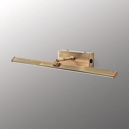 Φωτιστικό πίνακα LED PUBLIO LED/10W/230V 50 cm χρυσό/πατίνα