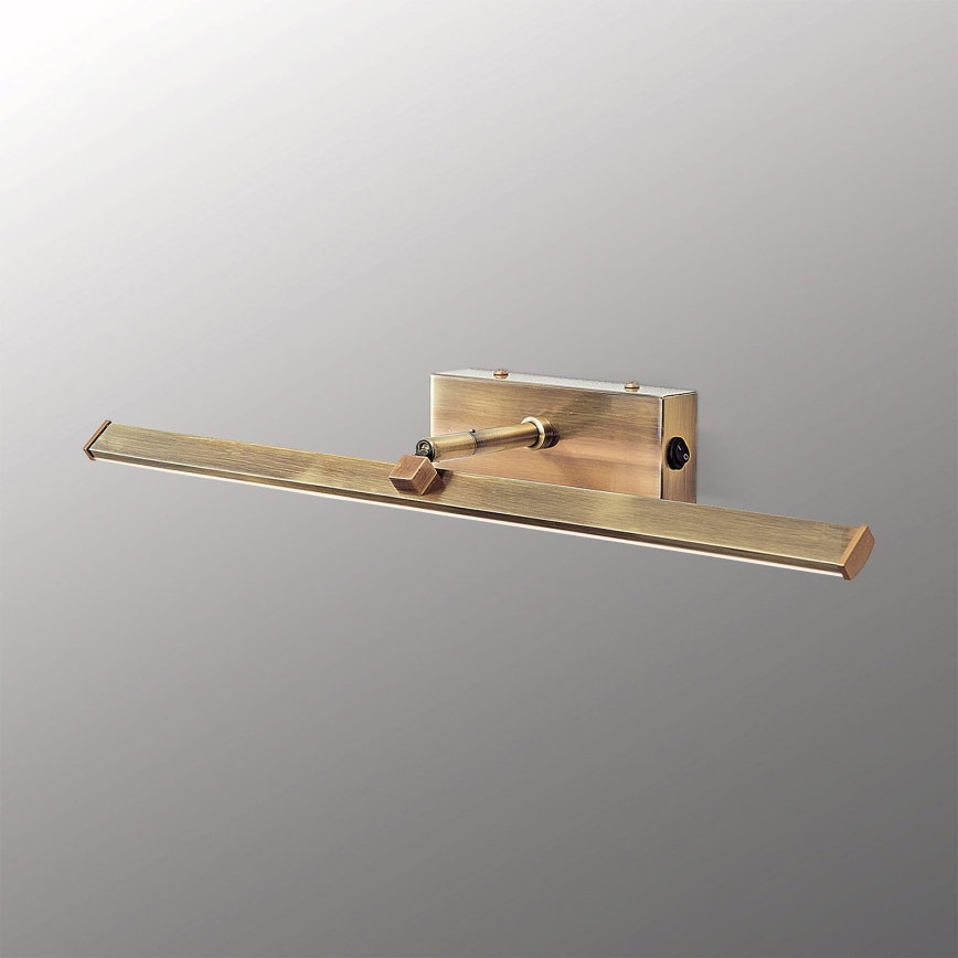 Φωτιστικό πίνακα LED PUBLIO LED/10W/230V 50 cm χρυσό/πατίνα