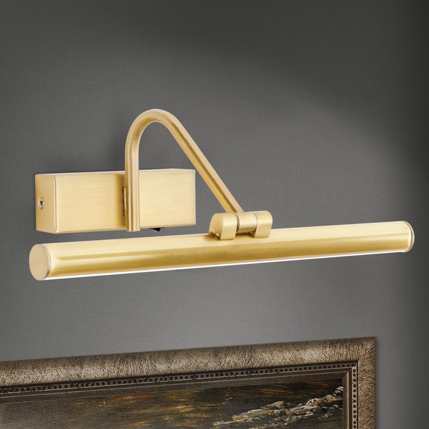 Φωτιστικό πίνακα LED PORTRAIT LED/6W/230V 30 cm χρυσό