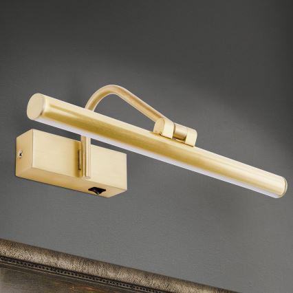 Φωτιστικό πίνακα LED PORTRAIT LED/6W/230V 30 cm χρυσό