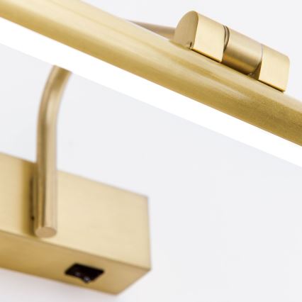 Φωτιστικό πίνακα LED PORTRAIT LED/6W/230V 30 cm χρυσό