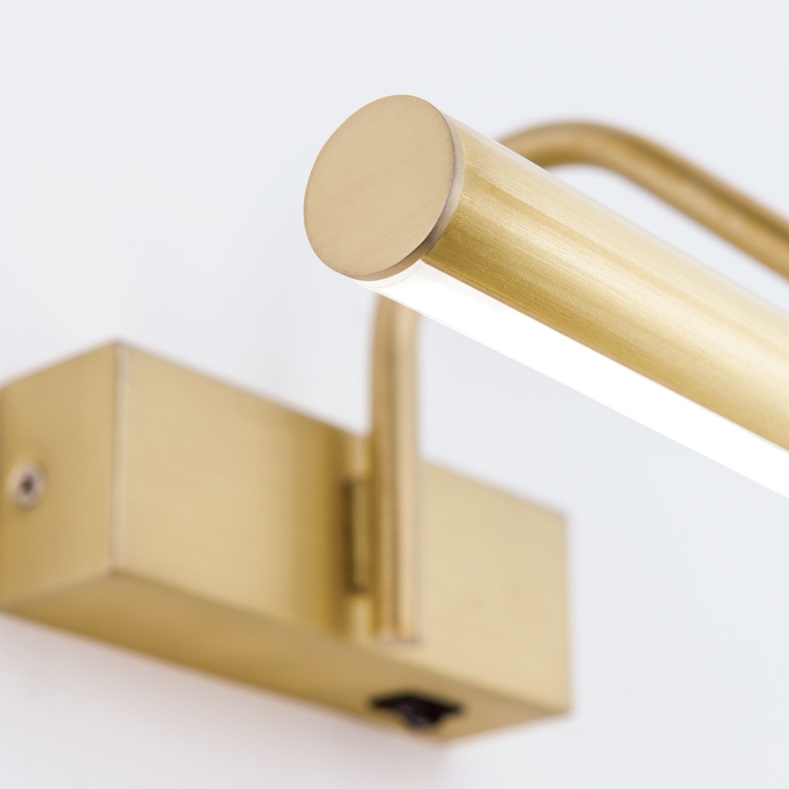 Φωτιστικό πίνακα LED PORTRAIT LED/6W/230V 30 cm χρυσό