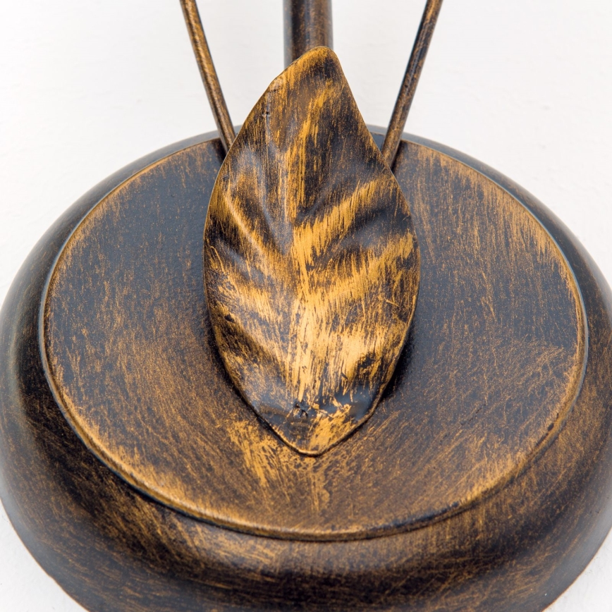 Λάμπα τοίχου SISI 1xE14/40W/230V μπρονζέ/πατίνα