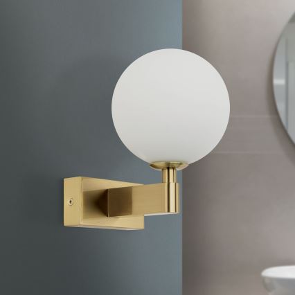 Επιτοίχιο φωτιστικό μπάνιου MARA 1xG9/20W/230V IP44 χρυσό