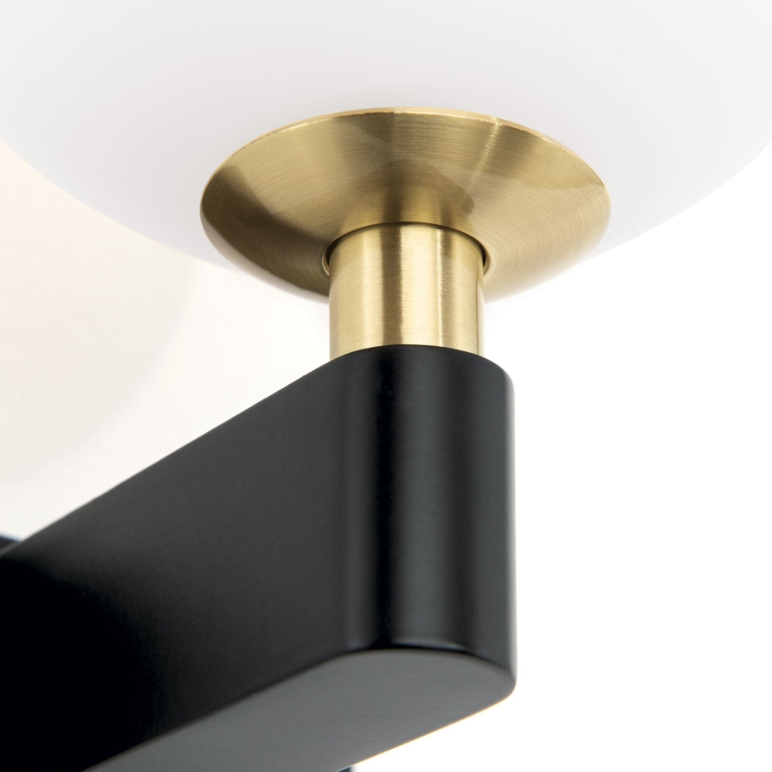 Επιτοίχιο φωτιστικό μπάνιου MARA 1xG9/20W/230V IP44 μαύρο