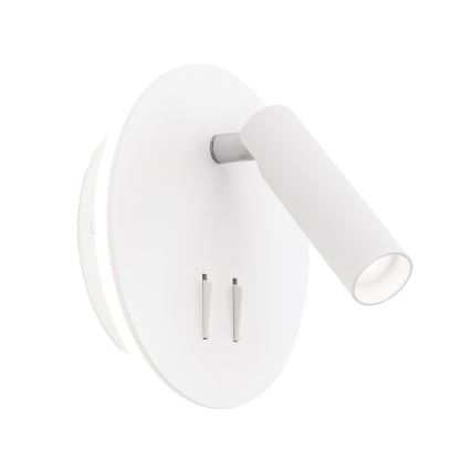 Φωτιστικό σποτ τοίχου LED LENNY LED/6W/230V + LED/3W λευκό