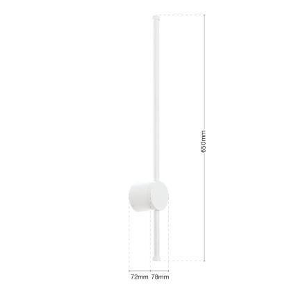 Φωτισμός καθρέφτη μπάνιου LED FERDINAND LED/12W/230V IP54 λευκό