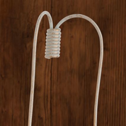 Λάμπα τοίχου VELA 2xE14/40W/230V λευκό/χρυσό/πατίνα