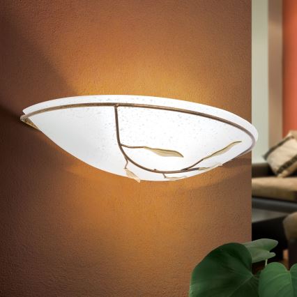 Orion WA 2-943/1 - Φωτιστικό τοίχου LUCA 1xE27/60W/230V μπρονζέ/πατίνα