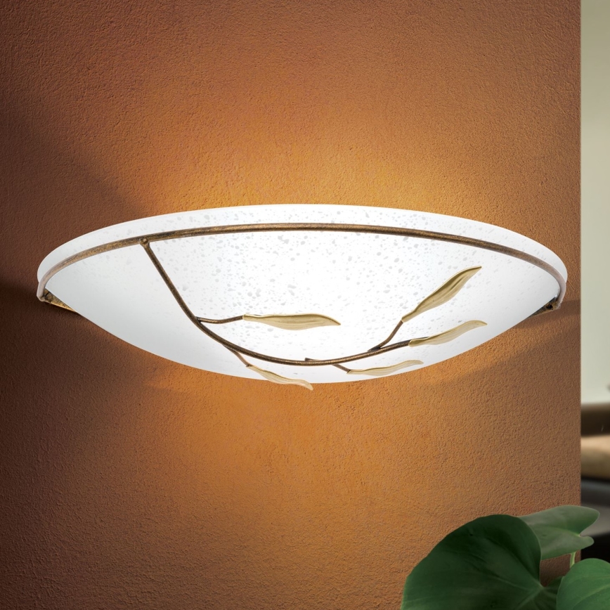 Orion WA 2-943/1 - Φωτιστικό τοίχου LUCA 1xE27/60W/230V μπρονζέ/πατίνα