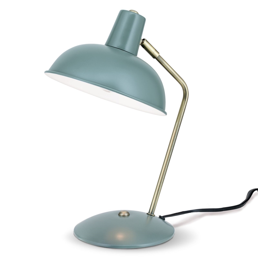 Επιτραπέζιο φωτιστικό FEDRA 1xE14/40W/230V μέντα/ορείχαλκος