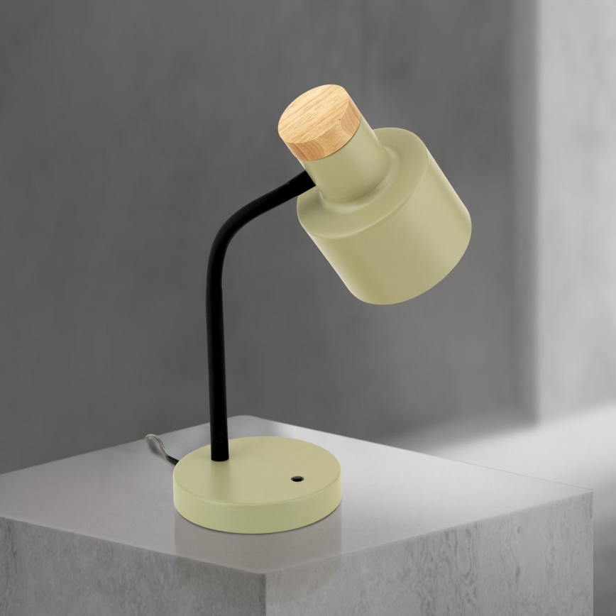 Επιτραπέζιο φωτιστικό GILI 1xE27/40W/230V πράσινο