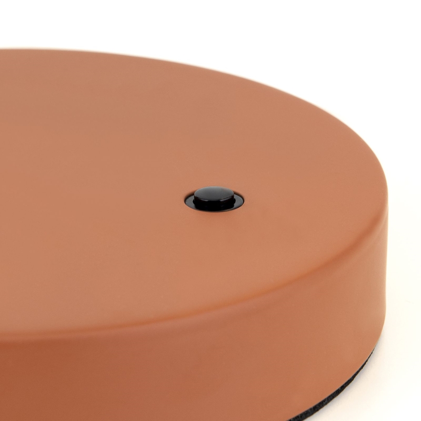 Επιτραπέζιο φωτιστικό GILI 1xE27/40W/230V σε απόχρωση τούβλου