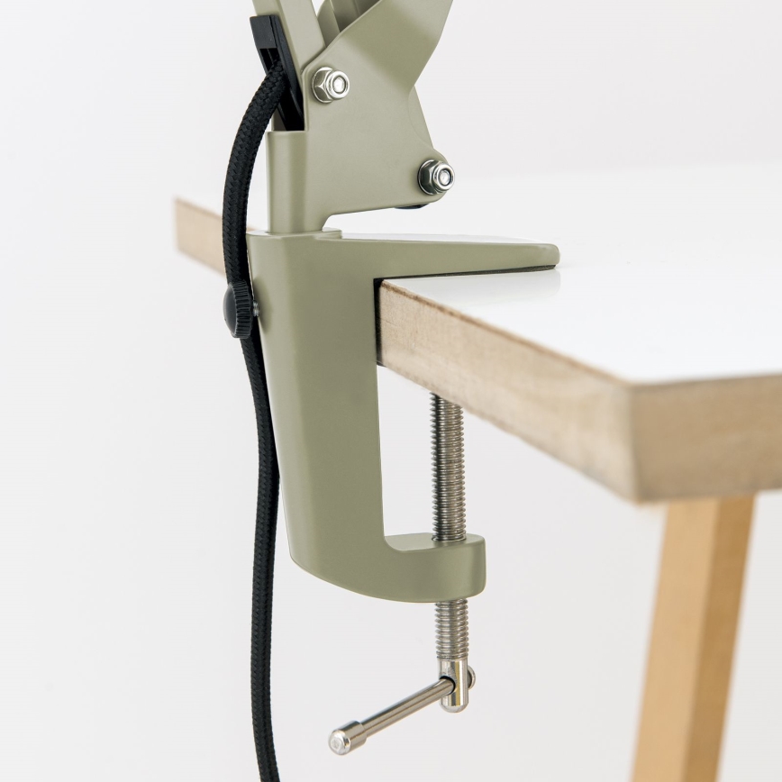 Επιτραπέζιο φωτιστικό με κλιπ GILI 1xE27/40W/230V, πράσινο