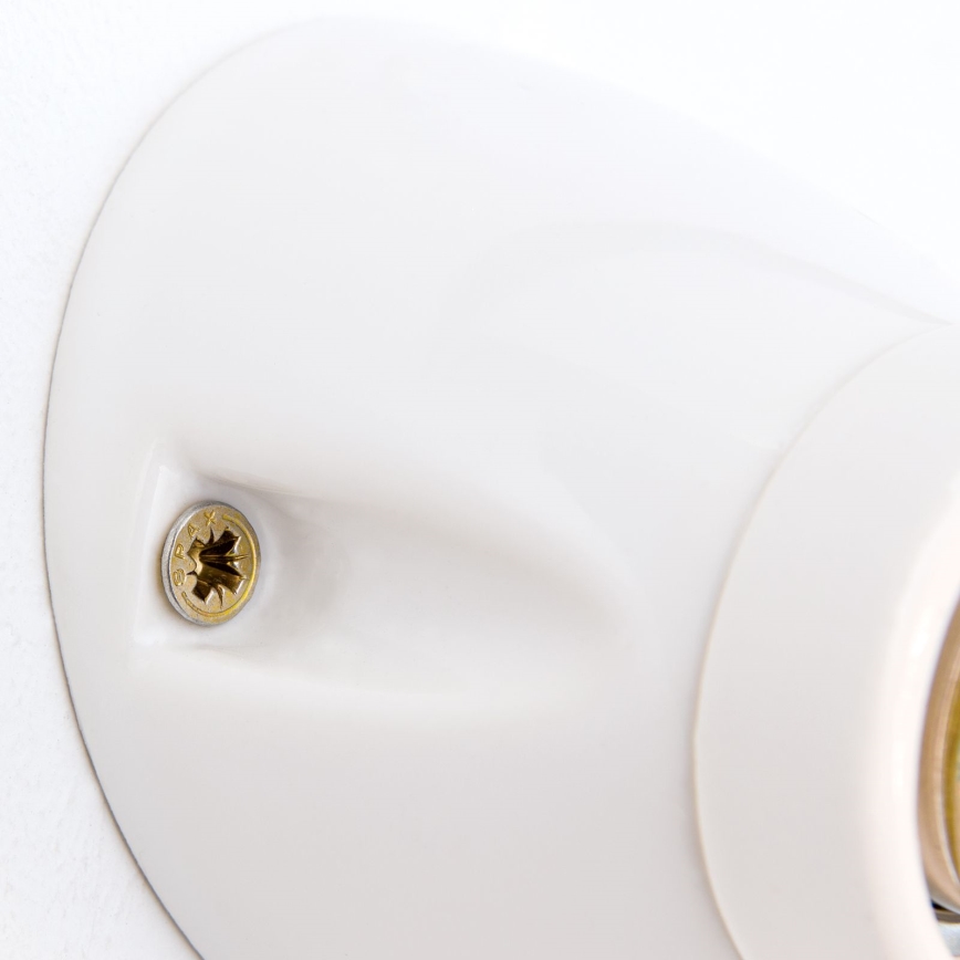 Επιτοίχιο φωτιστικό FROST 1xE27/60W/230V λευκό