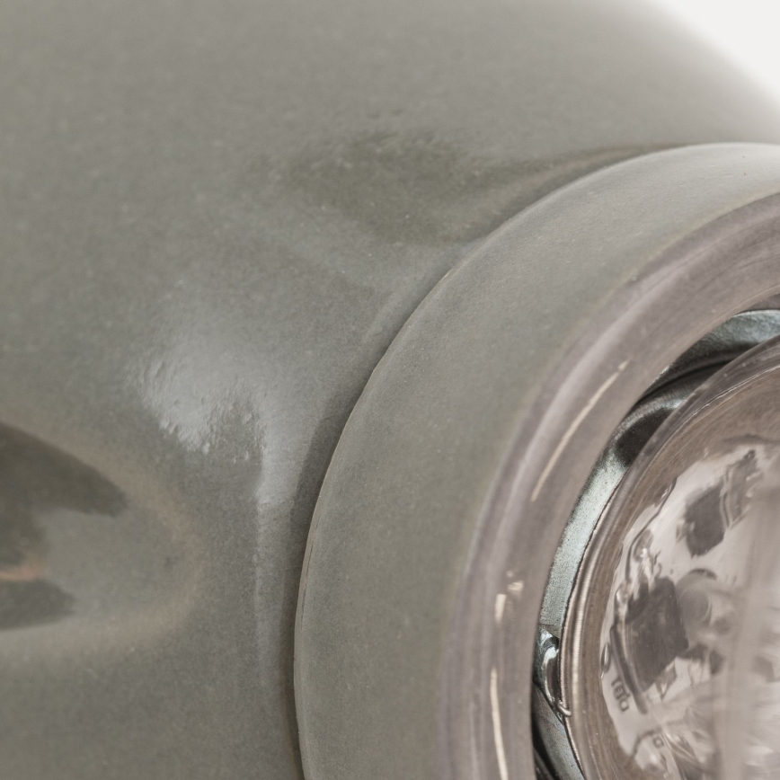 Επιτοίχιο φωτιστικό FROST 1xE27/60W/230V γκρι