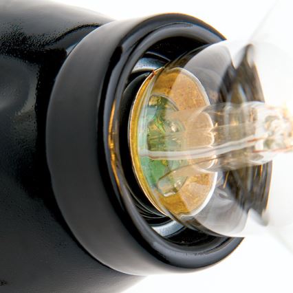 Επιτοίχιο φωτιστικό FROST 1xE27/60W/230V μαύρο